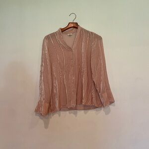 Women’s Pink J•Jill Blouse Large
